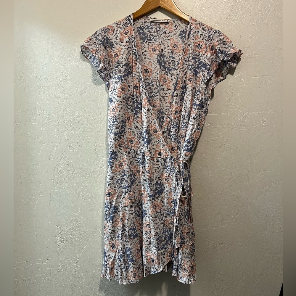 Abercrombie & Fitch Floral Dress- Blue and Pink